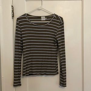 Princess Polly Striped Long Sleeve Top
